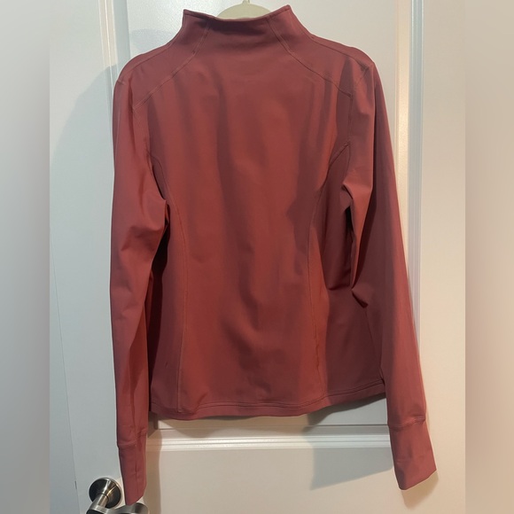 NWT Zyia Salmon Pink Pocket 1/2 Zip Pullover Jacket Sz XXL - Picture 4 of 6